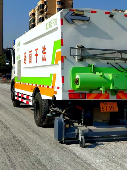 Aspirador de pó de alta qualidade, caminhão varredor de estrada, aspirador de pó de marca chinesa, varredor de estrada de alta eficiência
